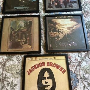 Jackson Browne Album Cover Wall Art Set